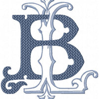 VINTAGE CUSTOM MONOGRAM BL LB