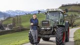 Der Fendt Farmer 280 S ist Adrian Eberhards Traumtraktor. (Bild: «die grüne» / Pia Neuenschwander)