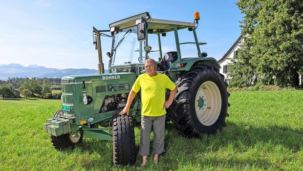 Der Bührer RP 21 ist der Traumtraktor von Walter Brändli. (Bild: «die grüne» / Gian Vaitl)