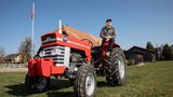 Der Massey Ferguson 165 ist der Traumtraktor von Andreas Iseli aus Jegenstorf BE. (Bild: «die grüne» / Pia Neuenschwander)