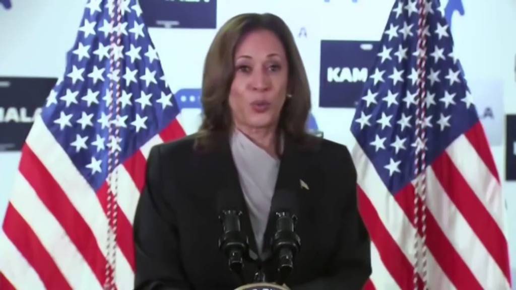 Kamala Harris macht Wahlkampf als Präsidentschaftskandidatin