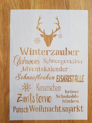 Winterzauber Hirschkopf