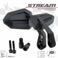 Lenkerendenspiegel Moto-Parts Stream für Yamaha 