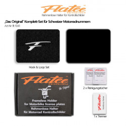 Support de plaque moto Flatee