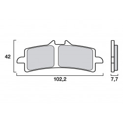 Plaquettes de frein Avant BREMBO 07BB3793