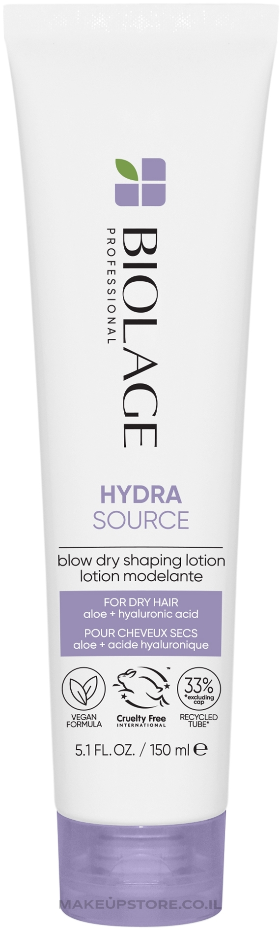 תחליב לעיצוב שיער Biolage HydraSource Blow Dry Shaping Lotion