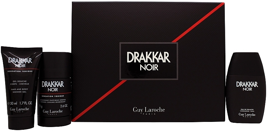 Guy Laroche Drakkar Noir - Набор (edt/50ml + s/g/50ml + deo/75ml)