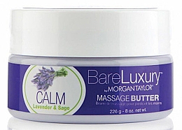 שמן מסאג' לרגליים וידיים "לבנדר ומרווה" Morgan Taylor Bare Luxury Calm Lavender & Sage Massage Butter