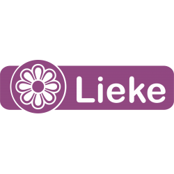 Deurstickers met bloem