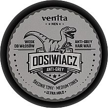 Wosk do włosów, przyciemniający, średnie tony Venita Men Anti-Grey Darkening Hair Wax Medium Tones