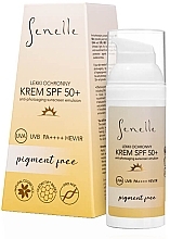 PRZECENA! Lekki ochronny krem przeciwsłoneczny Senelle Light Protective Face Cream Pigment Free SPF 50 + *