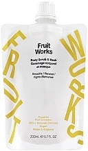 Peeling i maska ​​do ciała Fruit Works Body Scrub & Mask