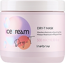 Maska do włosów suchych, farbowanych i kręconych Inebrya Ice Cream Dry-T Mask