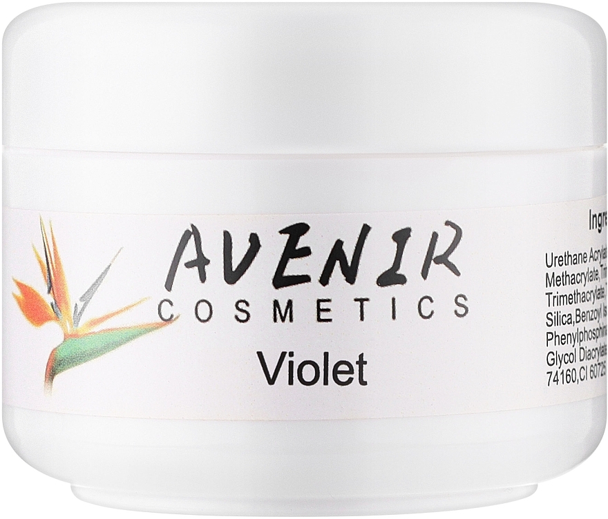 Żel do paznokci - Avenir Cosmetics Violet