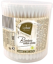 Patyczki bawełniane w słoiczku, 200 szt. Mattes Lybar Bamboo Cotton Sticks