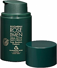 Nawilżający krem do twarzy dla mężczyzn Bulgarian Rose For Men Aqua Active Face Cream