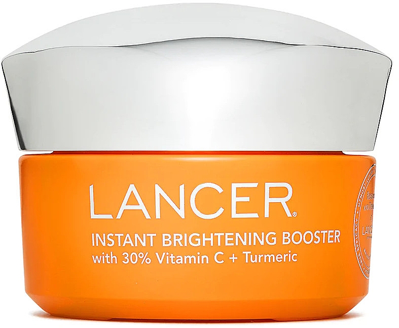 Krem wzmacniający do natychmiastowego rozjaśnienia - Lancer Instant Brightening Booster with 30% Vitamin C + Turmeric