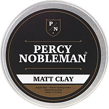 Matująca glinka do stylizacji włosów dla mężczyzn Percy Nobleman Matt Clay