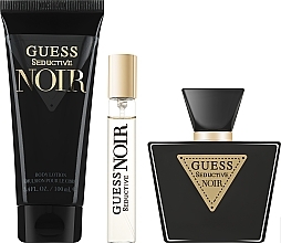 Guess Seductive Noir Zestaw (edt/75ml + b/lot/100ml + edt/15ml + bag/1pcs)