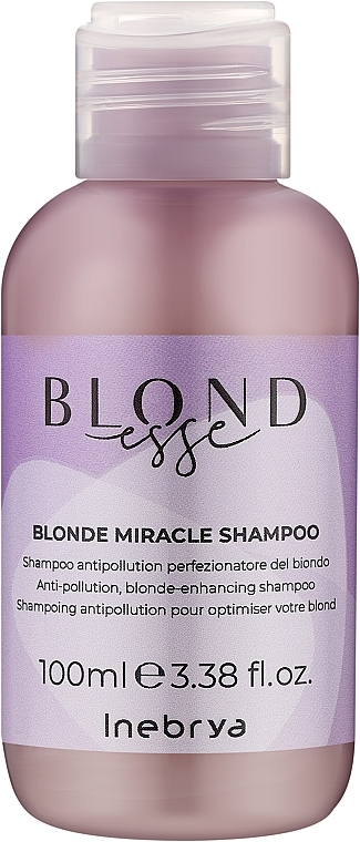 Szampon do włosów blond - Inebrya Blondesse Blonde Miracle Shampoo