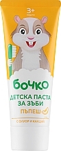 Pasta do zębów dla dzieci z fluorem i wapniem Melon, od 3 lat Bochko Kids Toothpaste With Melon