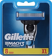 Wymienne ostrza do maszynki, 8 szt. Gillette Mach3 Turbo