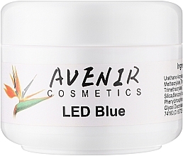 Żel do paznokci Avenir Cosmetics LED Blue