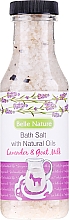 Sól do kąpieli z naturalnymi olejkami Lawenda i kozie mleko Belle Nature Bath Salt