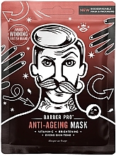 Przeciwstarzeniowa maska ​​do twarzy BarberPro Anti-Ageing Face Sheet Mask