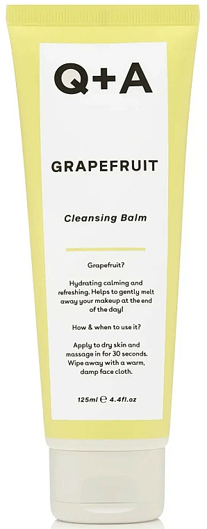 Q+A Grapefruit Cleanser Balsam oczyszczający do twarzy