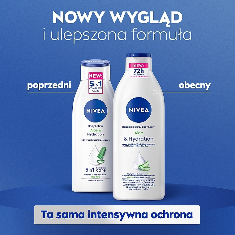 Nawilżający balsam do ciała z aloesem NIVEA Aloe Hydration Body Lotion