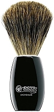 Pędzel do golenia, czarny Dovo Black Acrylic Shaving Brush