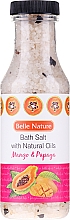 Sól do kąpieli z naturalnymi olejkami Mango i papaja Belle Nature Bath Salt