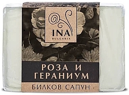 Mydło z różą damasceńską i geranium Ina Essentials Damascene Rose And Geranium Herbal Soap