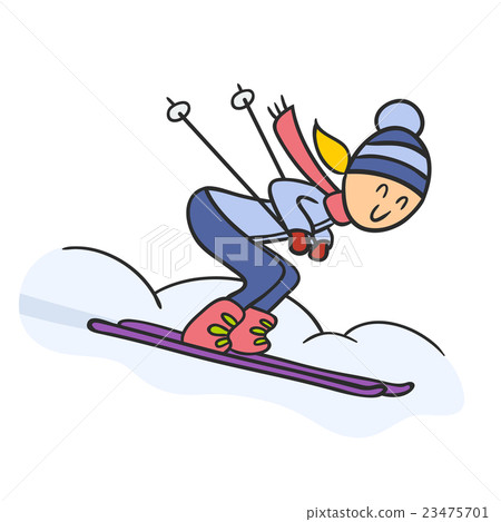 Doodle skier 23475701