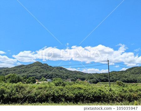 夏天的日本鄉村風景 105035947