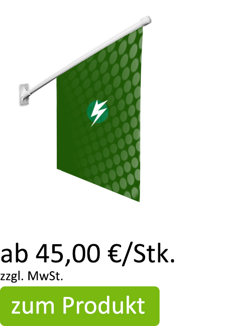 Kioskfahne ab 45,00 €/Stk.