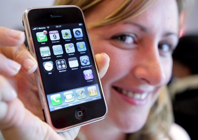 2007: Das iPhone stellt einen Wendepunkt im Smartphone-Markt dar. (Foto: EPA)