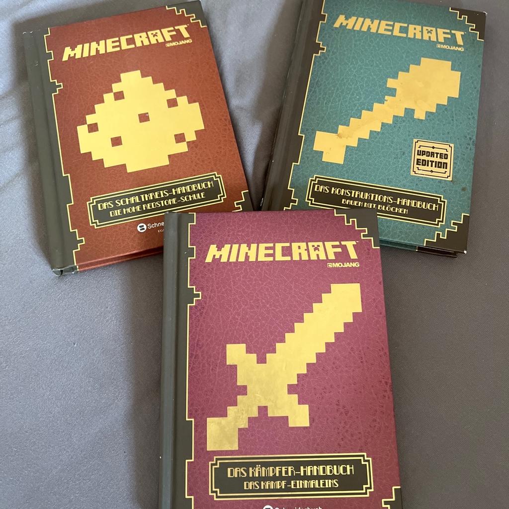 Handbücher zum craften in Minecraft.