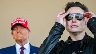 Stiehlt Donald Trump immer mehr die Show: Elon Musk. (Bild: APA Pool/Getty Images via AFP/GETTY IMAGES/Brandon Bell)