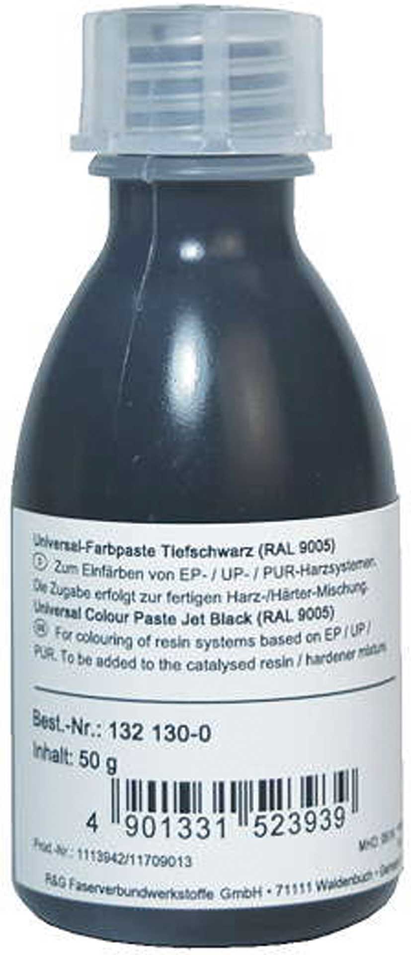 R&G Universal-Epoxid-Farbpaste tiefschwarz (RAL 9005) Quetschflasche/ 50 g