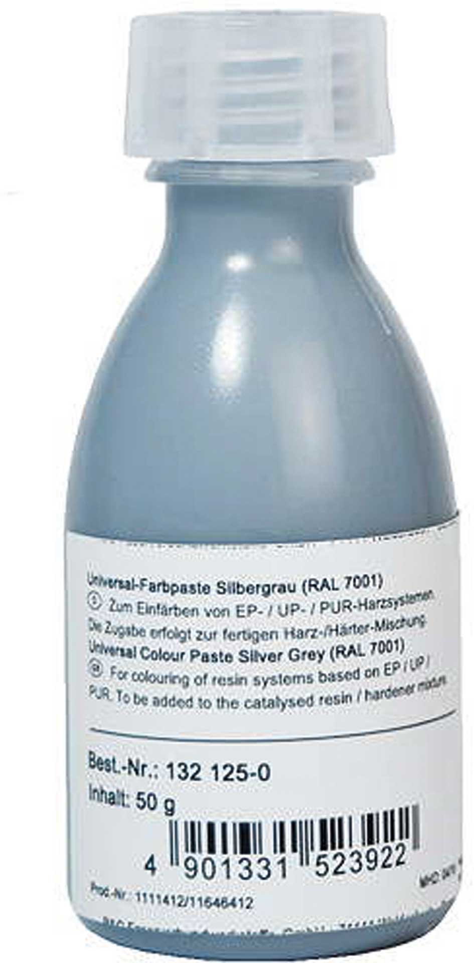 R&G Universal-Epoxid-Farbpaste silbergrau (RAL 7001) Quetschflasche/ 250 g