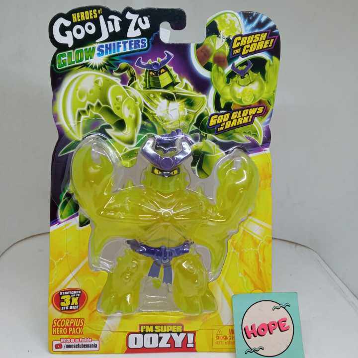 Heroes of Goo Jit Zu Glow Shifters Hero Pack Scorpius Goo Glows In The ...