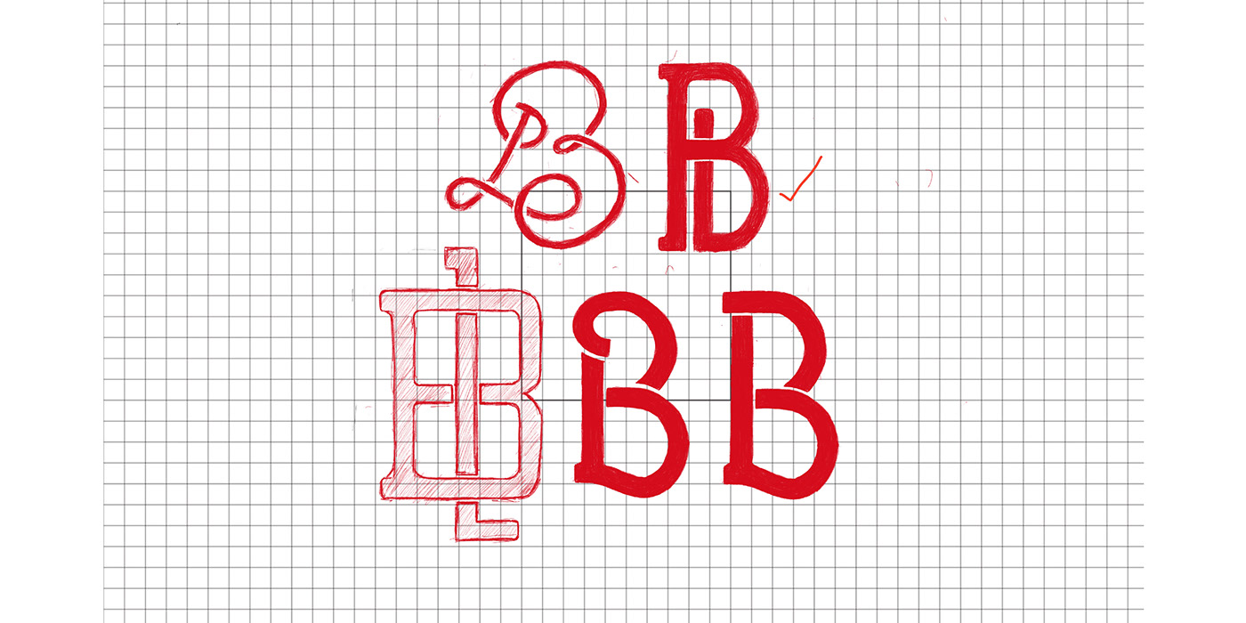 logo monogram Logotype branding  type font identity process monogram logo type design