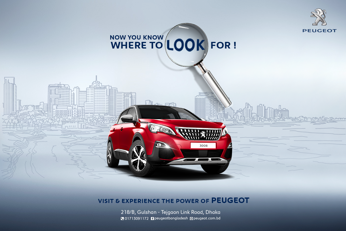 peugeot cars Peugeot Ads peugeot bangladesh best avertising campagn best car ads Peugeot Print Ad Car Advertisements sabbir5051 octopi Creative Car Ads