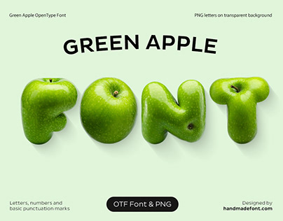 Green Apple Font