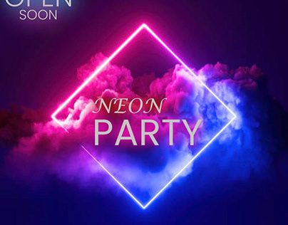 neon party effects