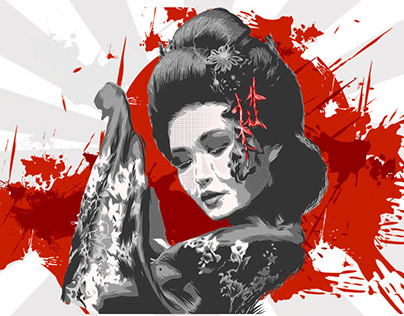 GEISHA ILLUSTRATION