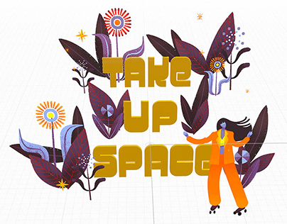 Take Up Space AR Artwork