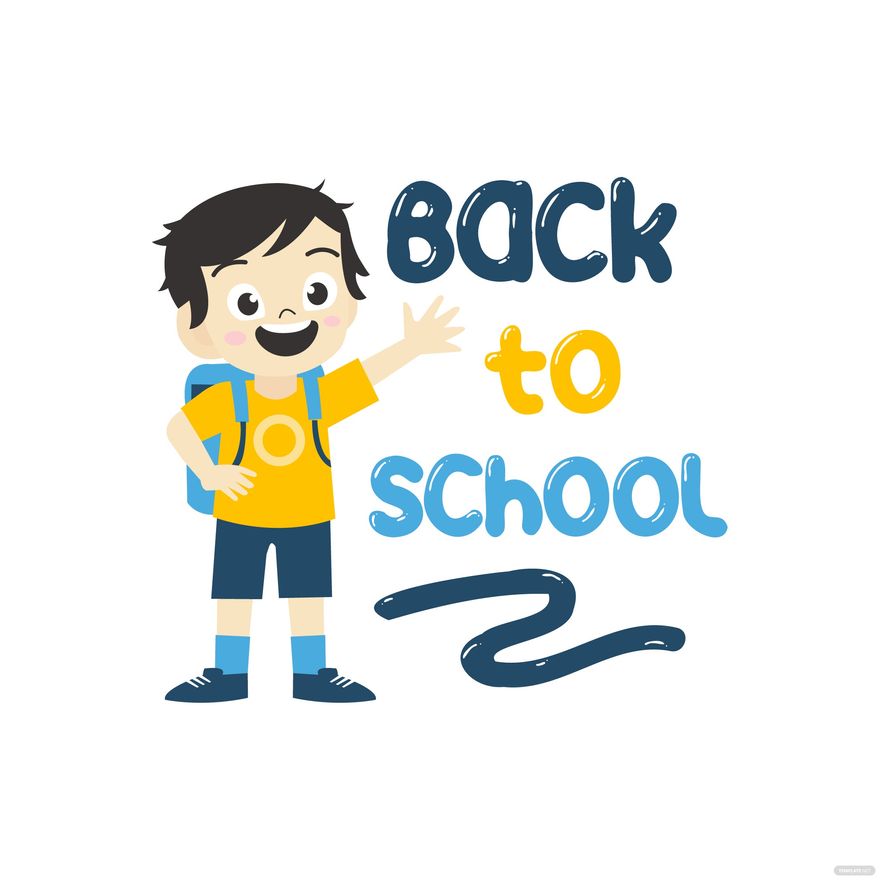 Cartoon Back To School Clipart